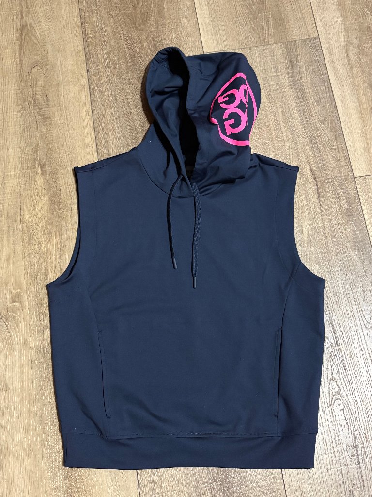 New G/Fore Sleeveless Golf Hoodie Top Ladies Xs